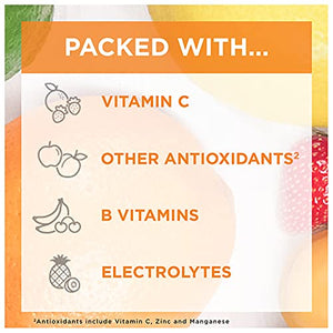 Emergen-C 1000mg Vitamin C Powder, with Antioxidants, B Vitamins and Electrolytes, Vitamin C Supplements for Immune Support, Caffeine Free Fizzy Drink Mix, Super Orange Flavor, 0.32 Ounce (Pack of 60)
