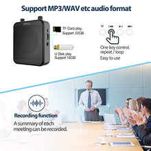 Load image into Gallery viewer, Giecy Voice Amplifier Portable Bluetooth 30W 2800mAh Rechargeable PA System Speaker for Multiple Locations Such as Classroom, Meetings and Outdoors
