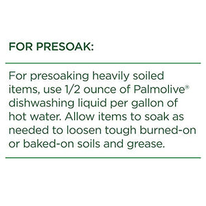 PALMOLIVE Dishwashing Liquid, Dish Soap, Dish Liquid Soap, Phosphate Free, pH Balanced, Dishwasher Cleaner, 1 Gallon Bottle (Pack of 4) (204915)