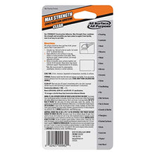 Load image into Gallery viewer, Gorilla Max Strength Clear Construction Adhesive, 2.5 Ounce Squeeze Tube, Clear, (Pack of 2)
