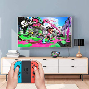 Switch Dock for Nintendo Switch and Switch OLED,Upgraded Version Dock Portable Nintendo Switch Dock Replacement Base Nintendo Switch Docking Station 4K HDMI USB 3.0 Ports Travel Switch TV Dock