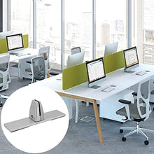 Load image into Gallery viewer, FUNSUEI 6 PCS Sneeze Guard Clamp Bracket, Desk Panel Clamp, Sneeze Guard Support Clamp with Screws, Desk Partition Clamp for Plexiglass or Acrylic Privacy Panel Partition
