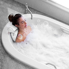 Load image into Gallery viewer, Homer&#39;s Choice Bath Pillow Bathtub Spa Pillow, Non-Slip 6 Large Suction Cups, Extra Thick for Perfect Head, Neck, Back and Shoulder Support by Idle Hippo, Fits
