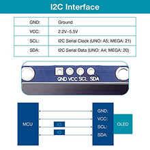 Load image into Gallery viewer, Frienda 10 Pieces I2C OLED Display Module OLED Display Screen Driver IIC I2C Tabellone Seriale con Display Auto-Luminoso Compatibile with con Raspberry PI (Blue and Yellow)
