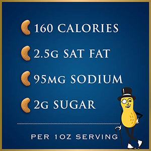 PLANTERS Fancy Whole Cashews with Sea Salt, 33 oz. Resealable Jar - Snack for Adults Made with Simple Ingredients - Good Source of Essential Nutrients - Kosher