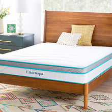 Load image into Gallery viewer, Linenspa 10 Inch Memory Foam and Innerspring Hybrid Mattress - Medium Feel - Twin
