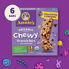 Load image into Gallery viewer, Annie's Organic Chewy Granola Bars, Chocolate Chip, 6 Bars, 0.89oz Each
