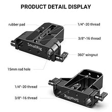Load image into Gallery viewer, SMALLRIG Camera Base Plate with Rod Rail Clamp for Sony A6500 A6600, for Panasonic GH5, Sony A7 Series, etc, Both for Cameras &amp; Cages -1674
