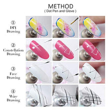 Load image into Gallery viewer, NICOLE DIARY 6 Colors Spider Nail Gel Nail Polish UV/LED Gel Nail Art Wire Drawing Gel Graffiti Painting Gel Varnish with Painting Dotting Pen Gel Nail Polish DIY Design Tool

