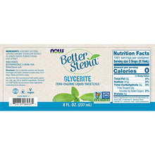 Load image into Gallery viewer, Now Foods Stevia Glycerite, 8 Fl Ounces (Packaging May Vary)
