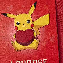 Load image into Gallery viewer, Hallmark Pokémon Valentines Day Card, Anniversary Card, Love Card (Pikachu, I Choose You)
