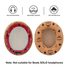Load image into Gallery viewer, Replacement Ear Pads Protein PU Leather Ear Cushion Compatible with Beats by Dr.Dre Studio 2.0 Studio 3 B0500 B0501 Wired Wireless Over-Ear Headphones (Floral Brown)
