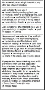Cabinet Low Dose Aspirin 81mg for Adults and Kids 12 and Up, Slow Release Strength for Daily Regimen, Comparable to Bayer Active Ingredients, 365 Coated Tablets