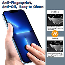 Load image into Gallery viewer, QHOHQ 3 Pack Screen Protector Compatible for iPhone 13 Pro Max 6.7" with 3 Pack Camera Lens Protector, Ultra HD Full Screen Tempered Glass, 9H Hardness, Scratch Resistant, Easy Install - Case Friendly
