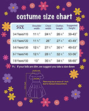 Load image into Gallery viewer, Mirabel Dress for Girls, Mirabel Costume, Cartoon Halloween Cosplay Outfit for Girls Kids (4-5Years)
