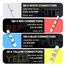 Load image into Gallery viewer, Solder Seal Wire Connectors, Heat Shrink Butt Connectors, Waterproof Insulated Electrical Terminals Kit, Splice Wire Terminals for Marine Automotive Boat Truck Wire Joint (4Colors)
