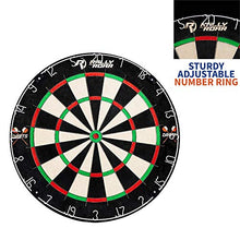 Load image into Gallery viewer, Rally and Roar 18&quot; Standard Bristle Dartboard w/ Mounting Brackets, Self Healing, Galvanized Wiring
