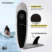 Load image into Gallery viewer, Formula Fun 6&#39;4&#39;&#39; Zippers, Foamie Surfboard, Foam Surfboard with No Wax or Resin Required, Durable, Waterproof, and Flexible Foam Board, Made in The USA
