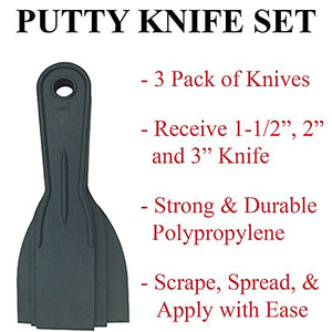 Flex Seal Black Flex Paste 1lb - Leak Repair Bundle with Putty Knife Set + Daley Mint Cleaning Towel | Quickly Fills Gaps, Holes, Cracks