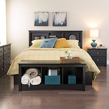 Load image into Gallery viewer, Home Square Contemporary 3 Piece Bedroom Set with Bedroom Dresser and 2 Piece 2-Drawer Nightstand in Black
