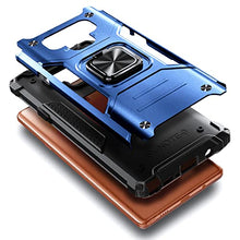 Load image into Gallery viewer, NZND Case for Samsung Galaxy Note 9 with Screen Protector (Maximum Coverage, Flexible TPU Film), [Military-Grade] Full-Body Protective, Magnetic Car Mount Ring Holder, Heavy-Duty Durable Case (Blue)

