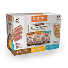 Load image into Gallery viewer, Instinct Healthy Cravings Grain Free Recipe Variety Pack Natural Wet Cat Food Topper by Nature&#39;s Variety, 3 oz. Pouches (Pack of 12)
