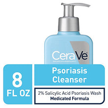 Load image into Gallery viewer, CeraVe Cleanser for Psoriasis Treatment | With Salicylic Acid for Dry Skin Itch Relief &amp; Latic Acid for Exfoliation | Fragrance Free &amp; Allergy Tested | 8 Ounce
