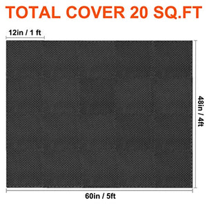 Walsai Exercise Mats Puzzle Foam Mats Gym Flooring Mat Interlocking Foam Mats with EVA Foam Floor Tiles for Home Gym Equipment Workouts