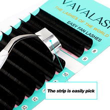 Load image into Gallery viewer, Eyelash Extension Supplies D Curl 0.07 Rapid Volume Lash Extensions Easy Fan 3D 4D 5D 6D 7D 10D Automatic Blooming Flower Lashes Self Fanning Lashes Russian Volume Individual Lashes （D-0.07,8-15mm）

