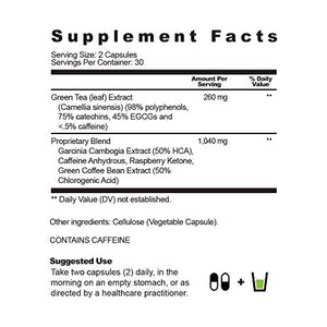 Nobi Nutrition Green Tea Fat Burner - Green Tea Extract Supplement with EGCG - Diet Pills, Appetite Suppressant, Metabolism & Thermogenesis Booster - Healthy Weight Loss for Women & Men (60 ct)