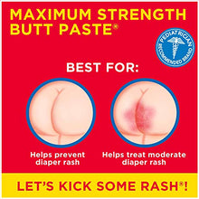 Load image into Gallery viewer, Boudreaux's Butt Paste Maximum Strength Diaper Rash Ointment, 2 Ounce Tube
