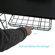 Load image into Gallery viewer, Atlantic Gaming Original Gaming Desk - 32 inch TV Stand, Charging Station, Speaker/5 Game/Controller/Headphone Storage
