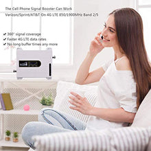 Load image into Gallery viewer, FourSeas Band 2/5 850Mhz(2G,3G)/1900MHz(4G) CDMA/LTE 4G FDD LTE Dual Band Cell Phone Booster for Home 65dB Home Signal Booster for US Carriers Verizon(4G)/T-Mobile(4G)/AT&amp;T(2G,3G,4G).(White)
