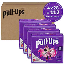 Load image into Gallery viewer, Pull-Ups Girls' Potty Training Pants, 3T-4T (32-40 lbs), 112 Count
