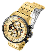 Load image into Gallery viewer, Invicta Men's 17205 AVIATOR 18k Gold Ion-Plated Watch
