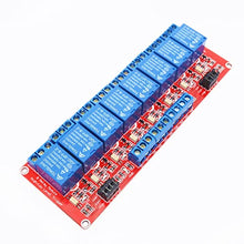 Load image into Gallery viewer, HiLetgo 24V 8 Channel Relay Module with OPTO-Isolated High and Low Level Trigger 8 Ways Relay Switch Module for Arduino
