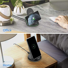 Load image into Gallery viewer, Yootech [2 Pack] Wireless Charger Qi-Certified 10W Max Wireless Charging Stand, Compatible with iPhone 13/13 Pro/13 Mini/13 Pro Max/12/SE 2020/11,Galaxy S22/S22 Ultra/S21/S20/S10 Plus(No AC Adapter)
