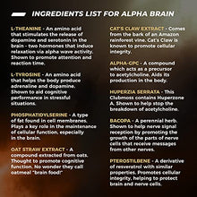Load image into Gallery viewer, ONNIT Alpha Brain (45-Day Supply) - Premium Nootropic Brain Supplement - Focus, Concentration &amp; Memory - Alpha GPC, L Theanine &amp; Bacopa Monnieri
