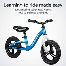 Load image into Gallery viewer, Schwinn Koen Boys Bike for Toddlers and Kids, 12-Inch Balance Bike, Blue
