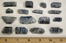 Load image into Gallery viewer, Fantasia Materials: 50 Carat Lot of Translucent Blue Sapphire and Kyanite Rough Stones from Brazil
