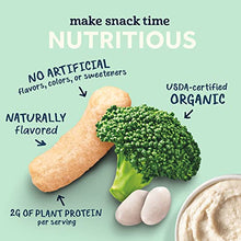 Load image into Gallery viewer, Gerber Snacks for Baby Organic Lil Crunchies, Plant-tastic, White Bean Hummus, 1.59 Ounce (Pack of 6)

