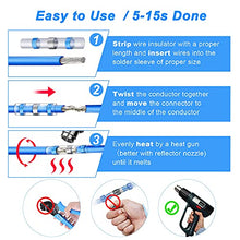 Load image into Gallery viewer, Kuject 120PCS Solder Seal Wire Connectors, Self-Solder Heat Shrink Butt Connector Solder Sleeve Waterproof Insulated Electrical Butt Splice Wire Terminals for Marine Automotive Boat Truck Wire Joint
