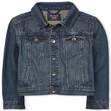 Load image into Gallery viewer, The Children's Place Boys' Denim Jacket, Streamwash, XS (4)
