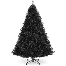 Load image into Gallery viewer, Best Choice Products 6ft Artificial Full Black Christmas Tree Seasonal Holiday Decoration for Home, Office, Party Decoration w/ 1,477 PVC Branch Tips, Metal Hinges, Foldable Base
