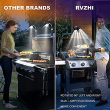Load image into Gallery viewer, RVZHI BBQ Grill Light Night Outdoor LED Light and 15-Piece High-Carbon Stainless Steel Kitchen Knife Set with Wooden Block
