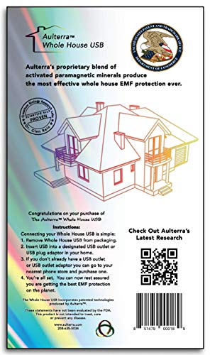 Load image into Gallery viewer, Aulterra EMF Home Protection Anti Radiation USB for Whole House Protection to Neutralize Harmful Incoherent EMF Frequencies Including 5G