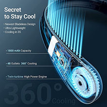 Load image into Gallery viewer, TORRAS L2 Series Portable Neck Fan, Hands Free Wearable Bladeless Fan, Ultra Light Rechargeable Mini USB Fan for Travel/ Home/ Office, 3 Speeds
