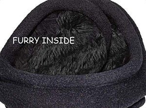 180s Women's Ear Warmer Adjustable Behind The Head Ultra Soft Faux fur Plush Fleece Ear Muff