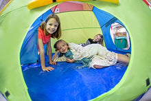 Load image into Gallery viewer, Kiddey Kids Play Tent &amp; Playhouse – Indoor/Outdoor Camping Tent for Boys and Girls – Promotes Early Learning, Social Bonding, Imagination Building and Roleplay – Easy Setup

