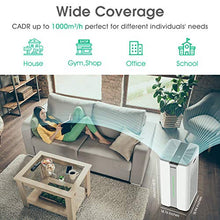 Load image into Gallery viewer, Gocheer Air Purifier for Large Room CADR 1,000 Covers 2,500 Sq ft Dual Drive 4-in-1 H13 True HEPA Filters Smart Air Cleaner for Home Eliminate Smoke Dust Pollen Mold Pet Dander Allergens Gases
